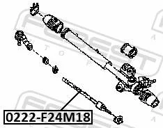 ���� ������� Nissan Cabstar F24M 2006.09- Febest 0222F24M18 ����
