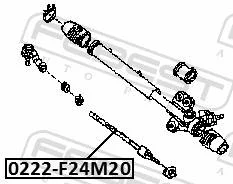 ���� ������� Nissan Cabstar F24M 2006.09- Febest 0222F24M20 ����