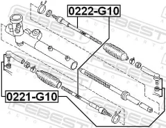 ���� ������� Nissan G10 Febest 0222-G10 (48521-6N025) 0222G10 ����