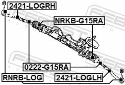 ���� �������, ��������, ������, ����� ��� Nissan Almera III Febest 0222-G15RA 0222G15RA ����