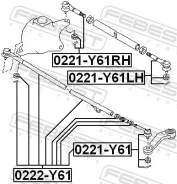 ���� ������� 0222-Y61 Febest 0222-Y61 0222Y61 ����