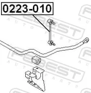 ���� ������������� �������� Febest 0223010 0223010 ����