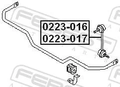 ������ ������������� Febest 0223-017 0223017 ����
