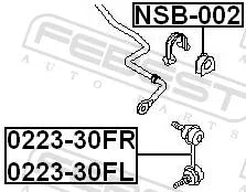 ���� ������������� �������� ����� Febest 022330FL 022330FL ����