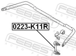 ���� ������������� ������ ������ ����� ��� Mazda 626 IV, Suzuki Jimny, Nissan Primera febest 0223-k11r 0223K11R ����