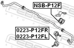 ���� ������������� | ����� ����/��� | Febest 0223P12FR 0223P12FR ����
