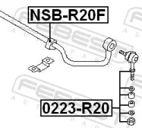 ���� ��������� ������������� Febest 0223R20 0223R20 ����