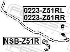 ���� ������������� ������ ����� Febest 0223Z51RL 0223Z51RL ����
