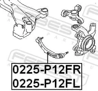 ����� � ����� Febest 0225-P12FL 0225P12FL ����