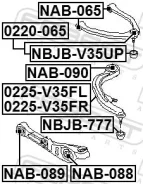 ���� �������� ����� Febest 0225V35FL 0225V35FL ����