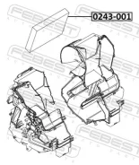 ������ ������ Nissan X-Trail T32 2014.04- Febest 0243001 ����