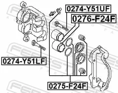 ������ ������������ �������� ���������� ��������� | ����� ����/��� | Febest 0274Y51UF 0274Y51UF ����
