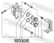 ����������� �������� ���������� ��������� Nissan Maxima/Cefiro A33 1998-2006 Febest (���� 0275-A33F 0275A33F ����