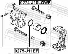 ����������� �������� ��������� Nissan X-Trail T31/T32 0275-J11EF 0275J11EF ����
