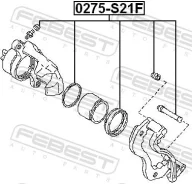 ����������� �������� ���������� ��������� (�� ��� �������) ����� ����/��� Febest [0275S21F] 0275S21F ����
