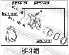 ����������� �������� ���������� ������� (�� ��� �������) | ��� ����/��� | Febest 0275Y61R 0275Y61R ����