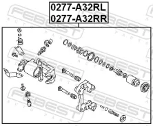 ������� ��������� Nissan Maxima CA33 2000.01-2006.01 ����. ����. �� ������ Febest 0277A32RR ����