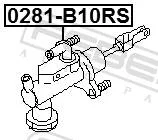 ������� ������� ��������� ��� Nissan Almera, Nissan Bluebird Sylphy, Nissan Sunny febest 0281-b10rs 0281B10RS ����