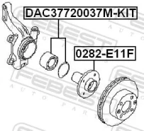 ������� ������ Nissan Micra K12E 2002.11-2010.07 �����. Febest 0282E11F ����