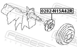 ������� 0282-N15A42R ������ (43200-0M800 /0M801) 0282N15A42R ����