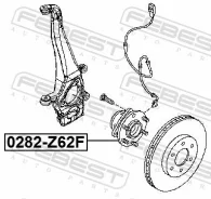 ������� ������ �������� ������ ����� ��� Nissan Patrol III, Infiniti QX 56, Infiniti QX56 10-10 febest 0282-z62f 0282Z62F ����