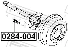 ������� ������� | ����/��� | Febest 0284004 0284004 ����