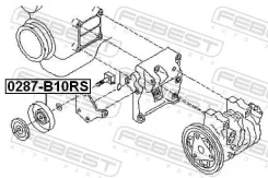 ����� �������� ��� ����� ������������ ��� Nissan Almera, Nissan Maxima, Nissan Primera febest 0287-b10rs 0287B10RS ����