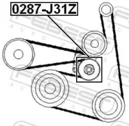 ����� �������� �������� Febest 0287J31Z 0287J31Z ����
