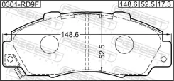 ������� ��������� Honda Integra 4D DB9 �����. Febest 0301RD9F ����