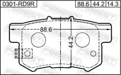 ������� ��������� Honda Integra 4D DB6 ����. Febest 0301RD9R ����