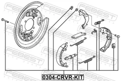 ������� ��������� ����������, ��������� �������� ��� Honda Civic, Honda Accord, Honda CR-V febest 0304-crvr-kit 0304CRVRKIT ����