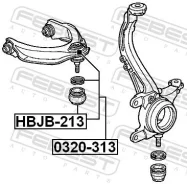 ����� ������� �������� ������ �������� ������ ����� ��� Honda Accord, Honda Odyssey, Honda Shuttle febest 0320-313 0320313 ����