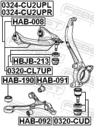 ����� ������� ��������� ������� ������ (honda acco Febest 0320-CUD 0320CUD ����