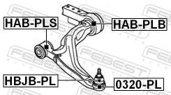 ����� ������� ��������� ������� ������ ����� ����/��� Febest [0320PL] 0320PL ����