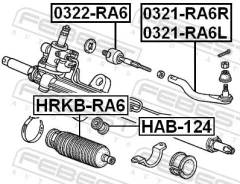 ���������� ������� Febest 0321-RA6R 0321RA6R ����