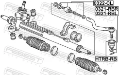 ������� ���������� 0321-RBR (53540-SFE-003/SE-H011R) 0321RBR ����