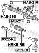 ���������� ������� Febest 0321-RE 0321RE ����