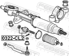 ���� �������, ��������, ������, ����� ��� Honda Torneo �����, Honda Accord VII Febest 0322-CL2 0322CL2 ����