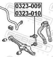 ���� ������������� SL6280R 51320-S84-A01 ���:0323-009 Febest 0323-009 0323009 ����