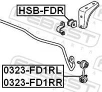 ���� ������������� ������ ����� Febest 0323FD1RL 0323FD1RL ����