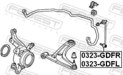 ���� ������������� �������� ����� ��� Honda JAZZ febest 0323-gdfl 0323GDFL ����
