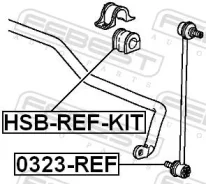 ���� ������������� �������� ������, ����� ��� Honda CR-V, Hyundai Elantra, Hyundai i30 Febest 0323-REF 0323REF ����