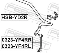 ���� ������������� 0323-YF4RL (52325-STX-A01) 0323YF4RL ����