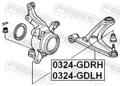 ����� �������� ������ (Honda JAZZ/FIT GD# 2002-200 Febest 0324-gdrh 0324GDRH ����