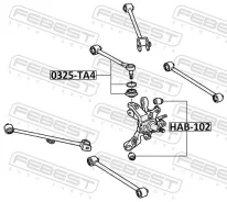 ���� ���������� � ������� | ��� ����/��� | Febest 0325TA4 ����
