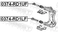 ������������ FR �������� 2�� �� �/� 0374RD1LF 45235-SL0-003 Febest, ������ �������� 0374RD1LF ����