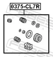 ����������� ���������� �������� ������� ������� ������ ��� Honda Accord, Honda Civic, Suzuki SX4 febest 0375-cl7r 0375CL7R ����
