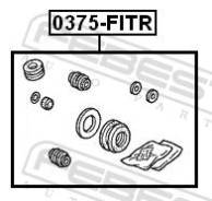 ����������� �������� Honda Civic Ferio EK4 ����. (�� ���� �������) Febest 0375FITR ����