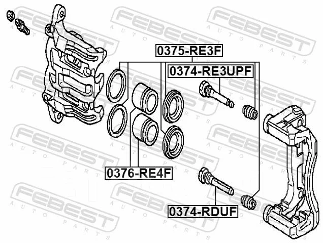 ����������� �������� Febest 0375-RE3F 0375RE3F ����