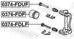������� �������� ���������� ��������� d53.9 | ����� ����/��� | Febest 0376-FDF 0376FDF ����